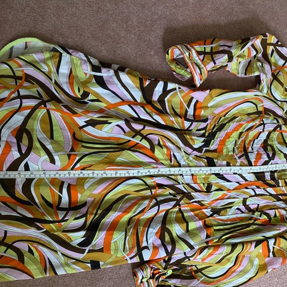 Leggiadro Cotton Multicolor Tunic Size 2 Made in USA - Picture 5 of 6